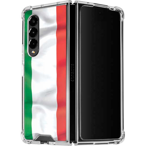 Italy Flag Galaxy Z Fold4 5G Clear Case